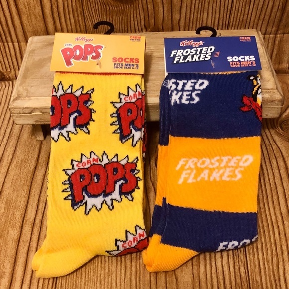 Kellogg’s Underwear & Socks Kelloggs Brand Cereal Socks Corn Pops